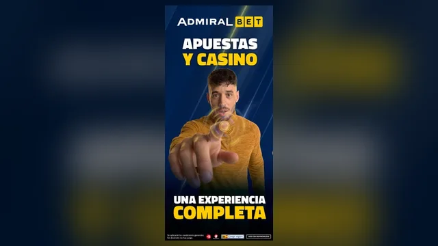 Captura oficial de la app de AdmiralBet